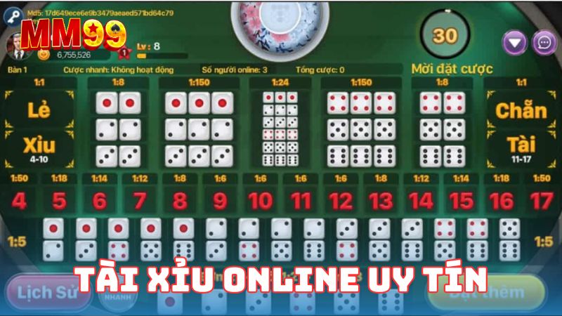 Tài xỉu online uy tín